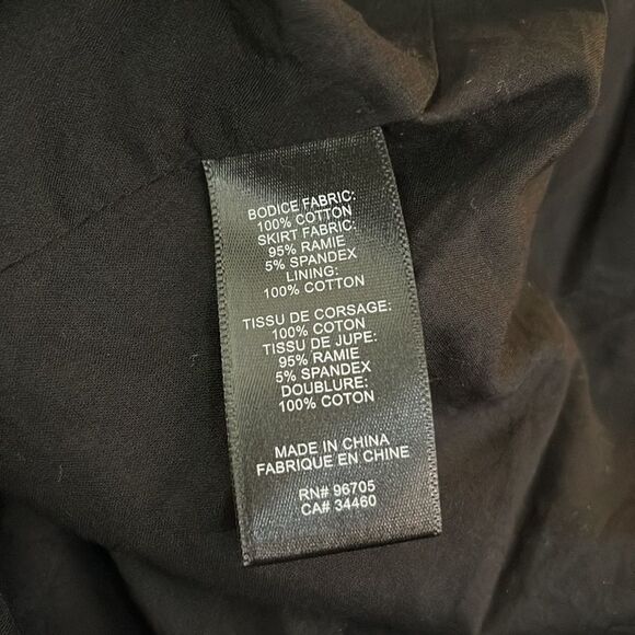 Rebecca Taylor 278801 Women's Sleeveless Isabella Dress, Black Combo - Picture 3 of 5